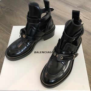 Balenciaga black boots
